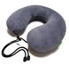 Travel pillow PMF 001-3 305x285x100 light gray with cord holder
