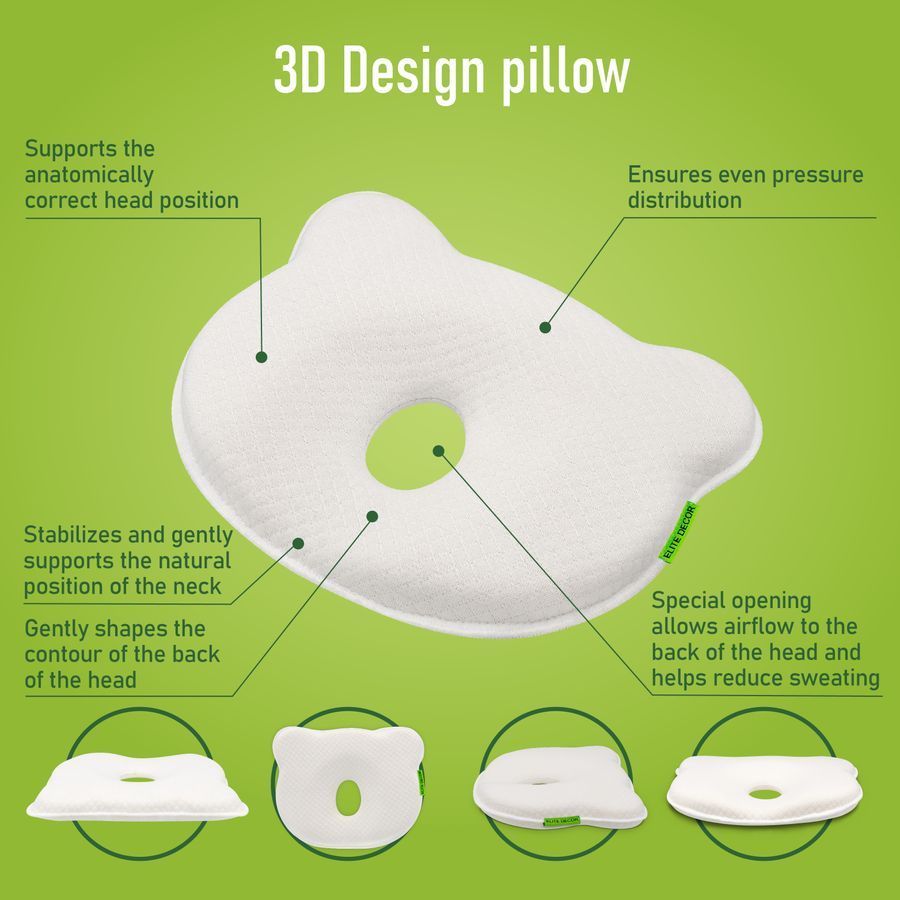 Oreiller orthop&eacute;dique pour b&eacute;b&eacute; Comfort Night PMF 011