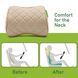 Car headrest AMF 001-8 250x200x100 made of eco-leather beige