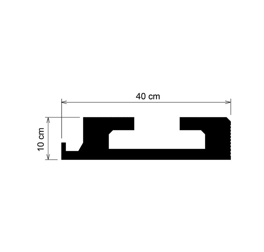 КАРНИЗ ДЛЯ LED ОСВІТЛЕННЯ СЕРІЯ D TESORI KD 411