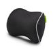 Car headrest AMF 001-3 250x200x100 black with white edging